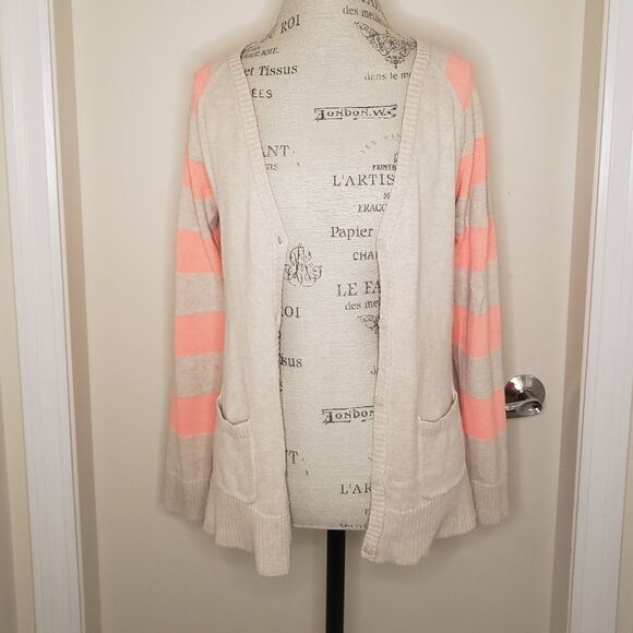 Vintage neon stripe cardigan - Picture 5 of 8